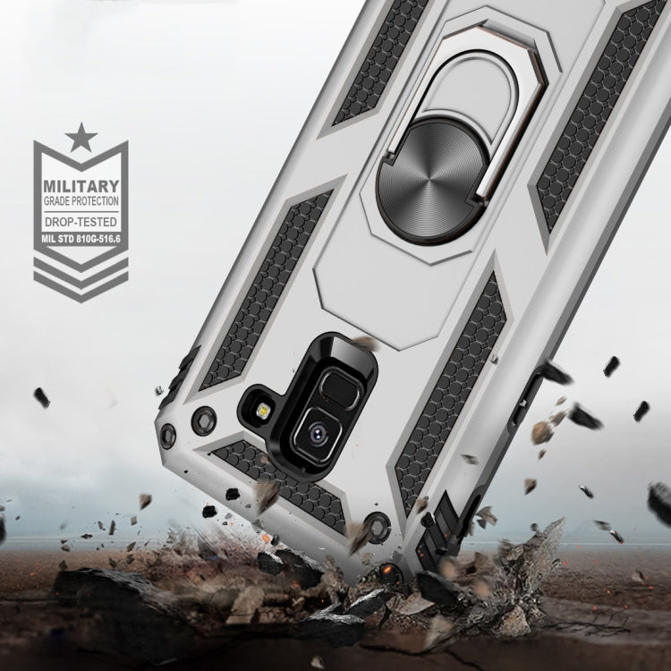 Armor Shockproof TPU + PC Protective Case for Galaxy A8 (2018), with 360 Degree Rotation Holder (Black) - Galaxy Phone Cases by PMC TechLife | Online Shopping South Africa | PMC TechLife