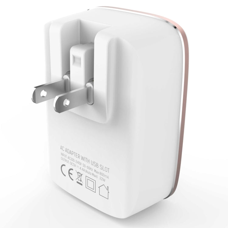 LDNIO A4404 4.4A 4 x USB Ports Smart Travel Charger, US Plug - USB Charger by LDNIO | Online Shopping South Africa | PMC TechLife | Buy Now Pay Later Mobicred