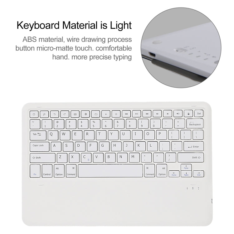 A970 Detachable Bluetooth Keyboard Ultrathin Horizontal Flip Leather Tablet Case for Samsung Galaxy Tab S7 FE T730 / T736 / S7+ T970 / T975 / T976(Rose Gold) - Samsung Keyboard by PMC TechLife | Online Shopping South Africa | PMC TechLife