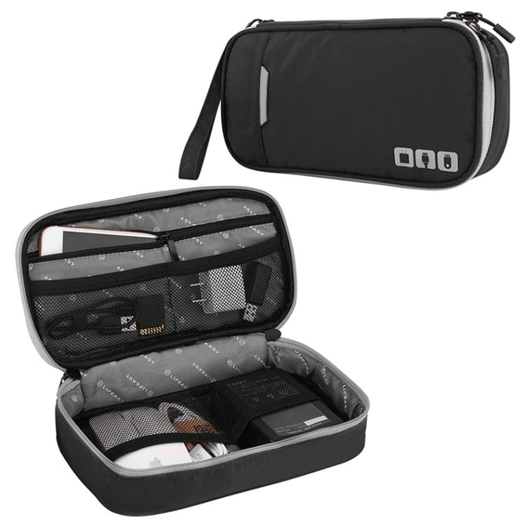 Multi-functional Headphone Charger Data Cable Storage Bag Portable Power Pack, Size: S, 24 x 12 x 5cm (Black) - free shipping - PMC TechLife - Order now!