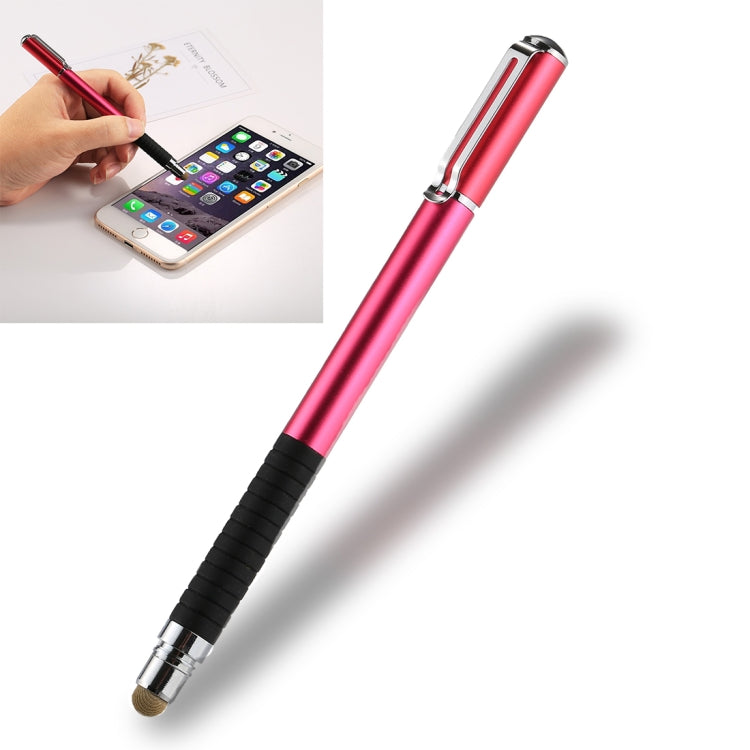Universal 2 in 1 Multifunction Round Thin Tip Capacitive Touch Screen Stylus Pen, For iPhone, iPad, Samsung, and Other Capacitive Touch Screen Smartphones or Tablet PC(Magenta) - free shipping - PMc TechLife - Order now!