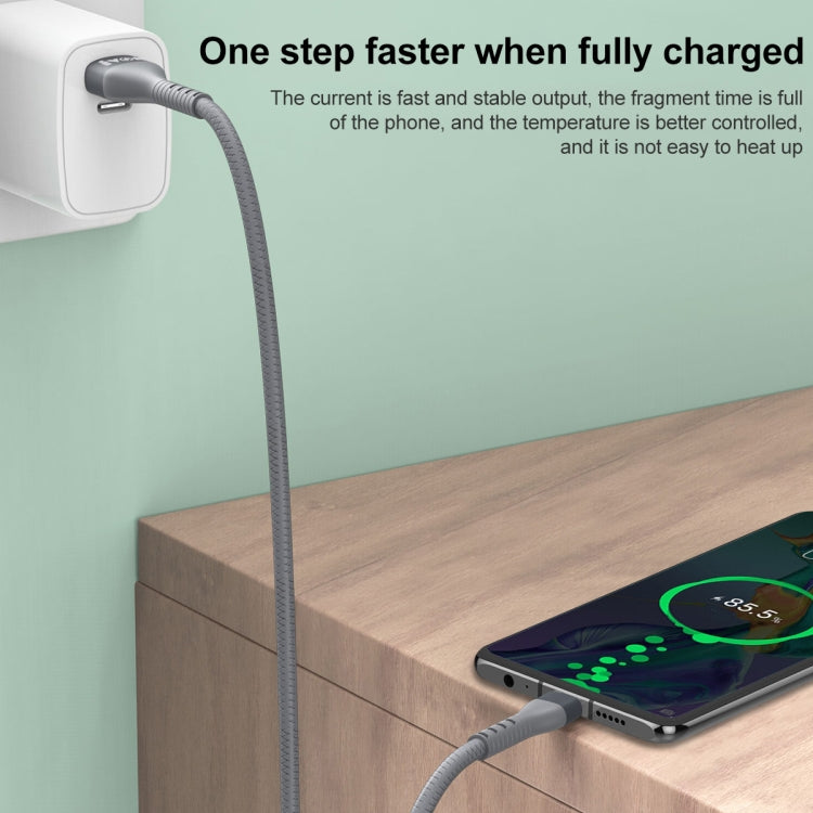 IVON CA92 2.4A Max USB to USB-C / Type-C Rubber Fast Charging Data Cable, Length: 1.5m (Black) - USB-C & Type-C Cable by IVON | Online Shopping South Africa | PMC TechLife | Buy Now Pay Later Mobicred