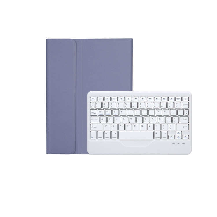 AM20-B Lambskin Texture Ultra-thin Bluetooth Keyboard Leather Tablet Case For Lenovo Xiaoxin Pad 2022 10.6 inch/Tab M10 Plus 10.6 3rd Gen 2022(Purple) - Lenovo Keyboard by PMC TechLife | Online Shopping South Africa | PMC TechLife