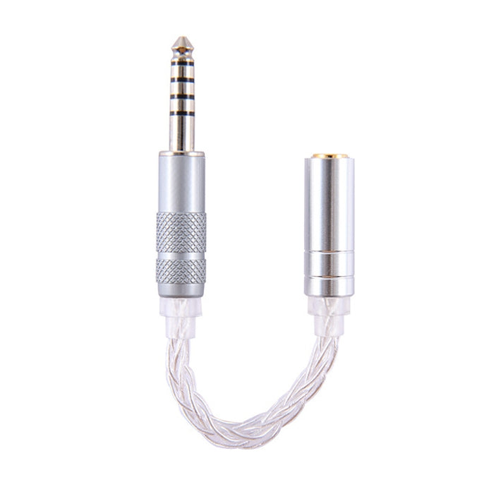 ZS0021 4.4mm Male to 2.5mm Female Balance Adapter Cable (Silver) - Headset Accessories by PMC Jewellery | Online Shopping South Africa | PMC Jewellery | Buy Now Pay Later Mobicred