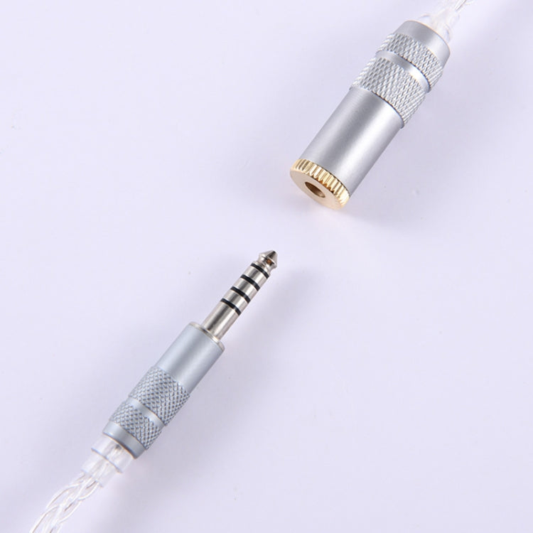ZS0021 4.4mm Male to 2.5mm Female Balance Adapter Cable (Silver) - Headset Accessories by PMC Jewellery | Online Shopping South Africa | PMC Jewellery | Buy Now Pay Later Mobicred