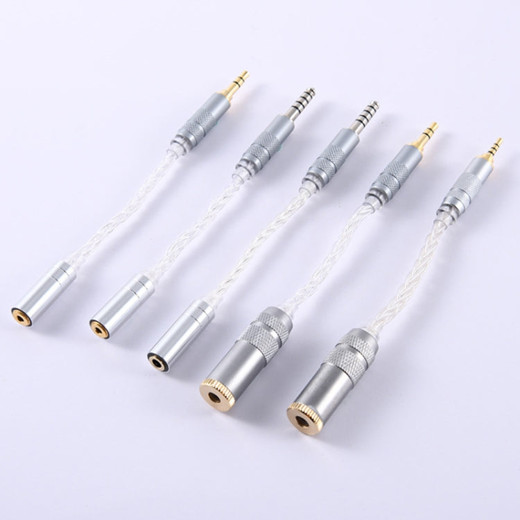 ZS0021 2.5mm Male to 4.4mm Female Balance Adapter Cable (Silver) - Headset Accessories by PMC Jewellery | Online Shopping South Africa | PMC Jewellery | Buy Now Pay Later Mobicred