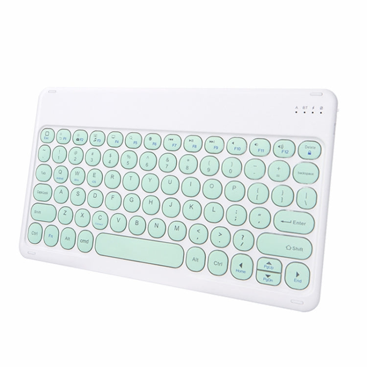X3 10 inch Universal Tablet Round Keycap Wireless Bluetooth Keyboard (Green) - Universal Keyboard by PMC TechLife | Online Shopping South Africa | PMC TechLife