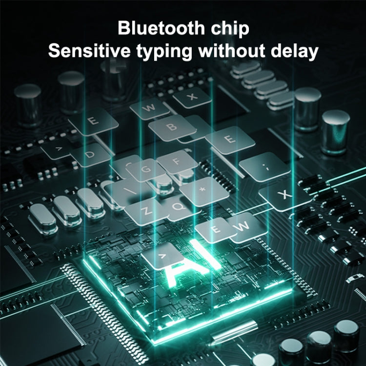 X3 10 inch Universal Tablet Round Keycap Wireless Bluetooth Keyboard (Green) - Universal Keyboard by PMC TechLife | Online Shopping South Africa | PMC TechLife