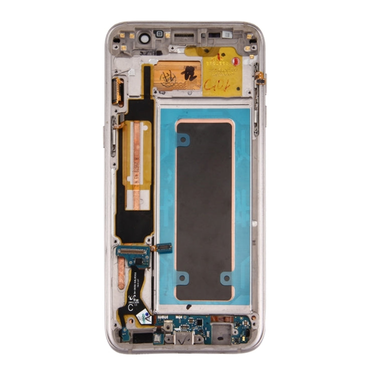 for Galaxy S7 Edge / G935A Original LCD Screen and Digitizer Full Assembly with Frame & Charging Port Board & Volume Button & Power Button(Gold) - free shipping - PMc TechLife - Order now!
