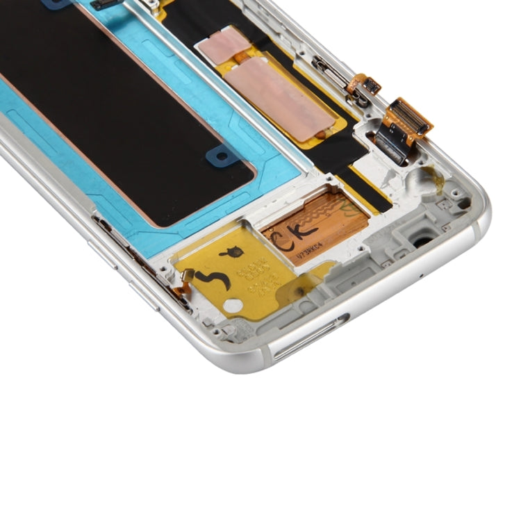 Original LCD Screen and Digitizer Full Assembly with Frame & Charging Port Board & Volume Button & Power Button for Galaxy S7 Edge / G935A(Silver) - free shipping - PMc TechLife - Order now!