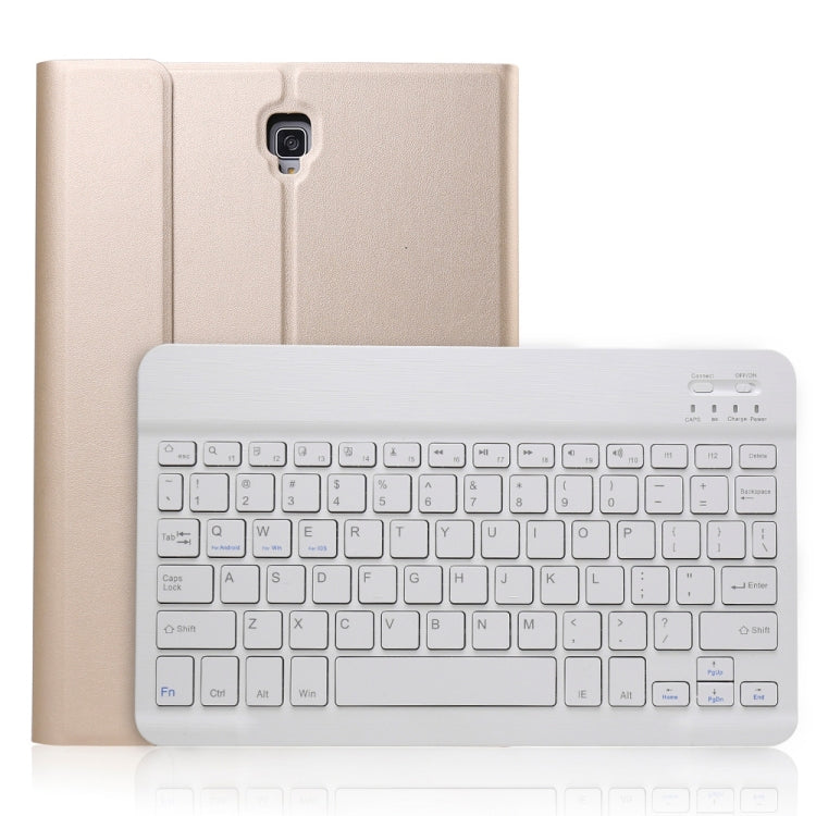 A590 Ultra-thin Detachable Magnetic Bluetooth Keyboard Leather Tablet Case for Galaxy Tab A 10.5 T590 / T595, with Holder(Gold) - Samsung Keyboard by PMC TechLife | Online Shopping South Africa | PMC TechLife | Buy Now Pay Later Mobicred