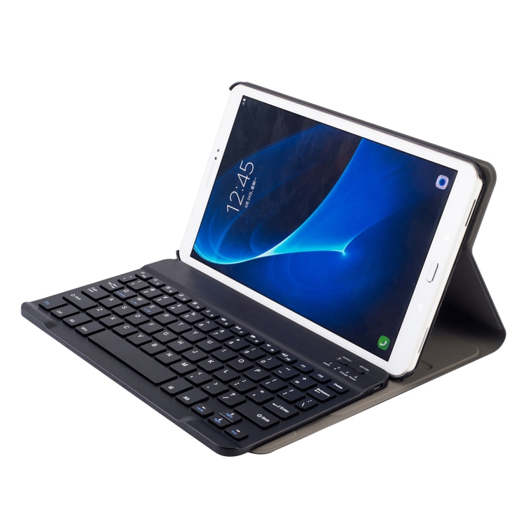 DY580 For Galaxy Tab A 10.1 T580 / T585 Detachable Plastic Bluetooth Keyboard Leather Tablet Case with Holder (Black) - Samsung Keyboard by PMC TechLife | Online Shopping South Africa | PMC TechLife