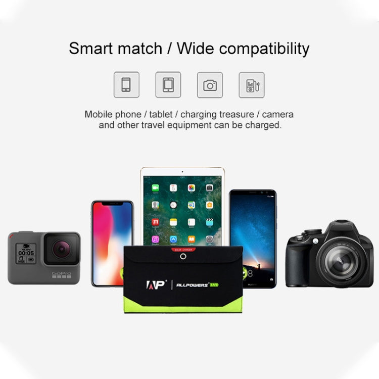 ALLPOWERS Portable Solar Panel Charger 100W 18V Foldable Solar Panel Solar Battery Charger - Charger by PMc TechLife | Online Shopping South Africa | PMc TechLife | Buy Now Pay Later Mobicred