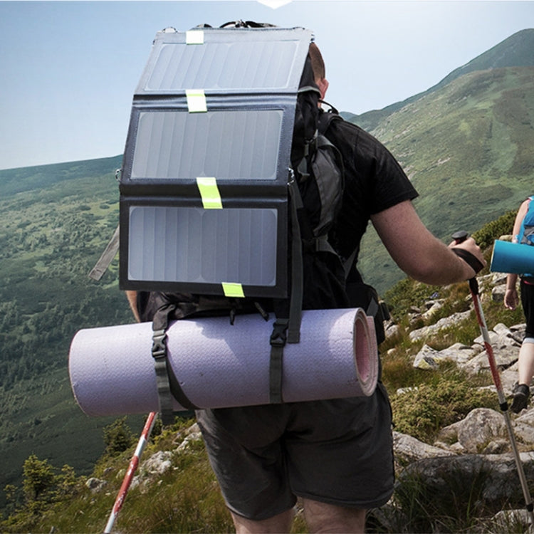 ALLPOWERS 20W 5V Solar Phone Charger Dual USB Output Portable Solar Panel - Charger by PMC TechLife | Online Shopping South Africa | PMC TechLife | Buy Now Pay Later Mobicred