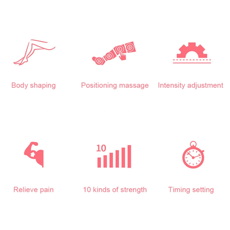 RD-M2857 Single Hand Airbag All-inclusive Intelligent Air Wave Pressure Massager without Host(Pink) - free shipping - PMC TechLife - Order now!