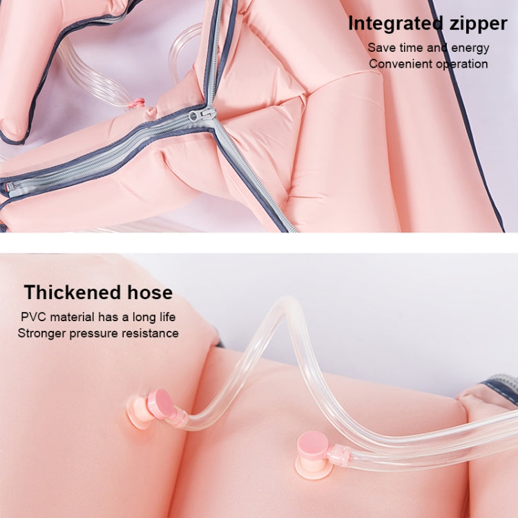 RD-M2857 4 in 1 Legs + Waist + Single Hand Airbag All-inclusive Intelligent Air Wave Pressure Massager with Host, Support Timing / Positioning Massage & 10 Kinds of Adjustable Force, US Plug or EU Plug(Pink) - free shipping - PMC TechLife - Order now!