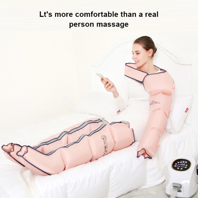 RD-M2857 4 in 1 Legs + Waist + Single Hand Airbag All-inclusive Intelligent Air Wave Pressure Massager with Host, Support Timing / Positioning Massage & 10 Kinds of Adjustable Force, US Plug or EU Plug(Pink) - free shipping - PMC TechLife - Order now!