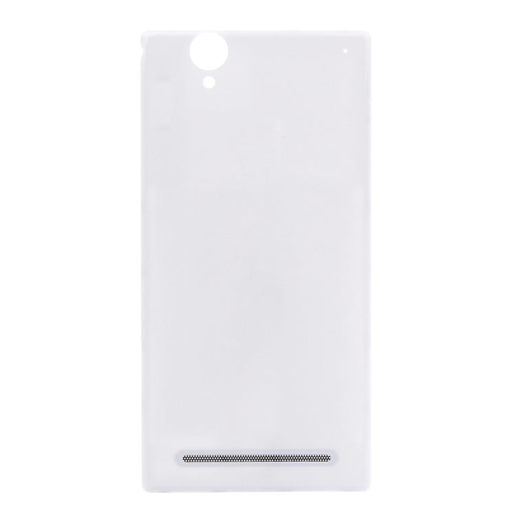 Back Battery Cover for Sony Xperia T2 Ultra(White) - Back Cover by PMC TechLife | Online Shopping South Africa | PMC TechLife | Buy Now Pay Later Mobicred