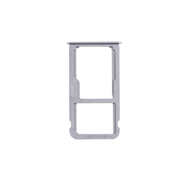 For Huawei Mate 8 Nano SIM + Micro SD / Nano SIM Card Tray(Grey) - Card Socket by PMc TechLife | Online Shopping South Africa | PMc TechLife | Buy Now Pay Later Mobicred