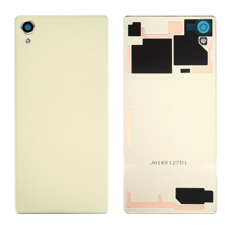 Back Battery Cover for Sony Xperia X (Lime Gold) - Back Cover by PMC TechLife | Online Shopping South Africa | PMC TechLife | Buy Now Pay Later Mobicred