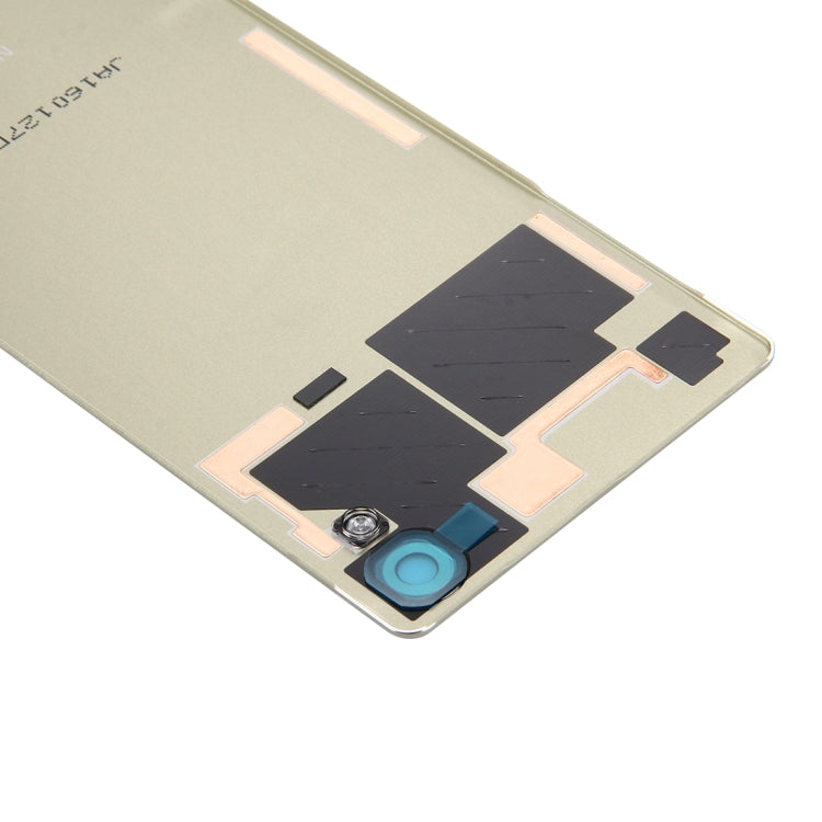 Back Battery Cover for Sony Xperia X (Lime Gold) - Back Cover by PMC TechLife | Online Shopping South Africa | PMC TechLife | Buy Now Pay Later Mobicred