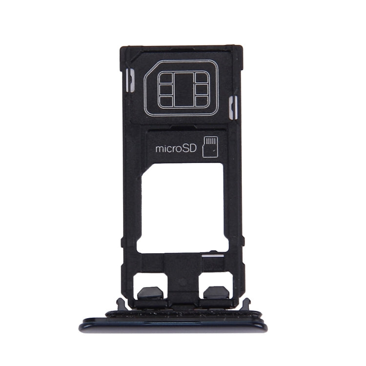 SIM Card Tray + Micro SD Card Tray for Sony Xperia XZ (Single SIM Version)(Dark Blue) - Card Tray by PMC TechLife | Online Shopping South Africa | PMC TechLife | Buy Now Pay Later Mobicred
