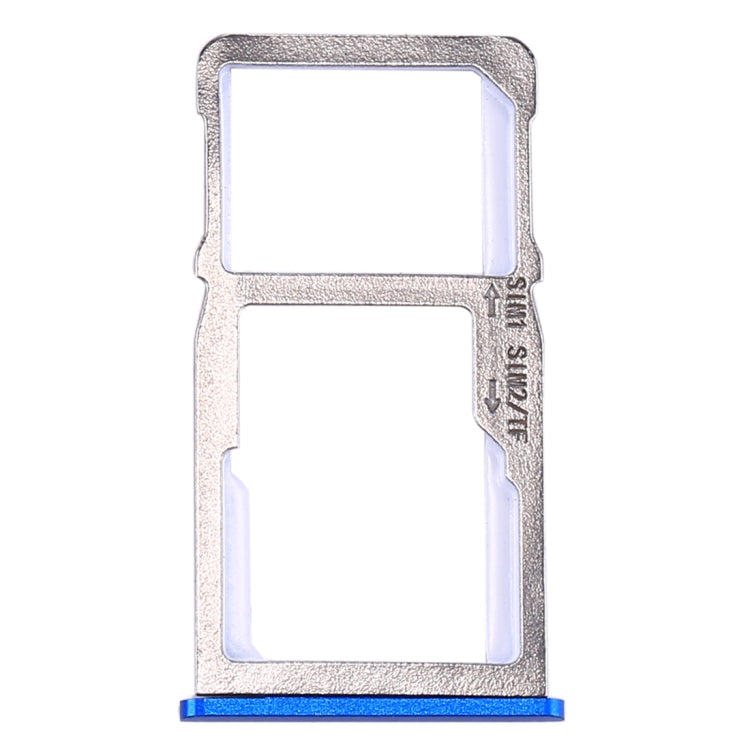 For Meizu M6 Note SIM Card Tray (Blue) - For Meizu by PMc TechLife | Online Shopping South Africa | PMc TechLife | Buy Now Pay Later Mobicred