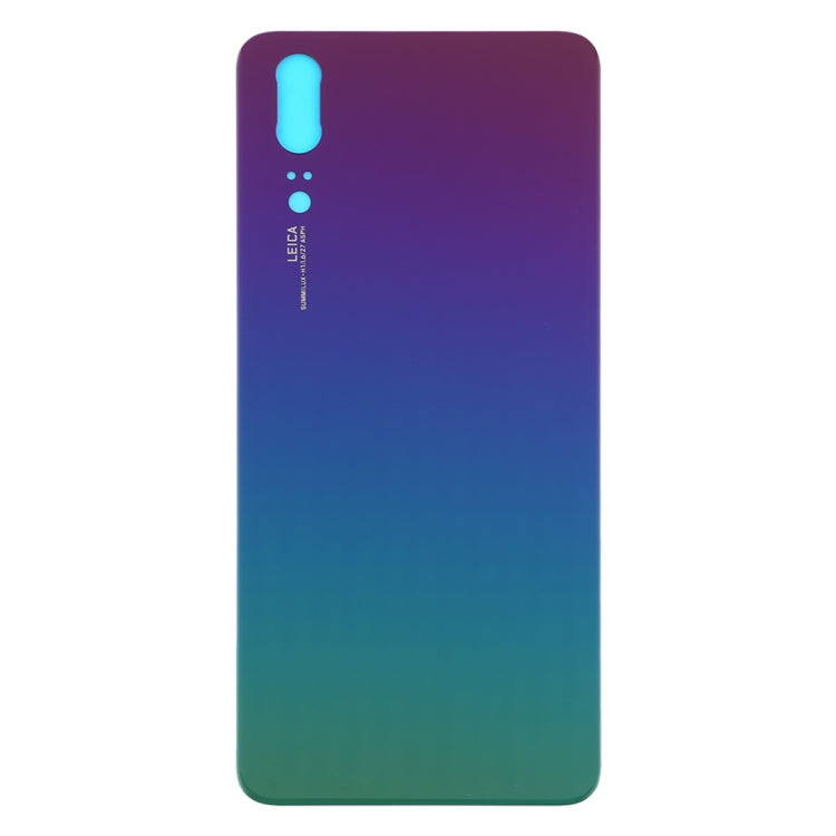Battery Back Cover for Huawei P20(Aurora Blue) - Back Cover by PMc TechLife | Online Shopping South Africa | PMc TechLife | Buy Now Pay Later Mobicred