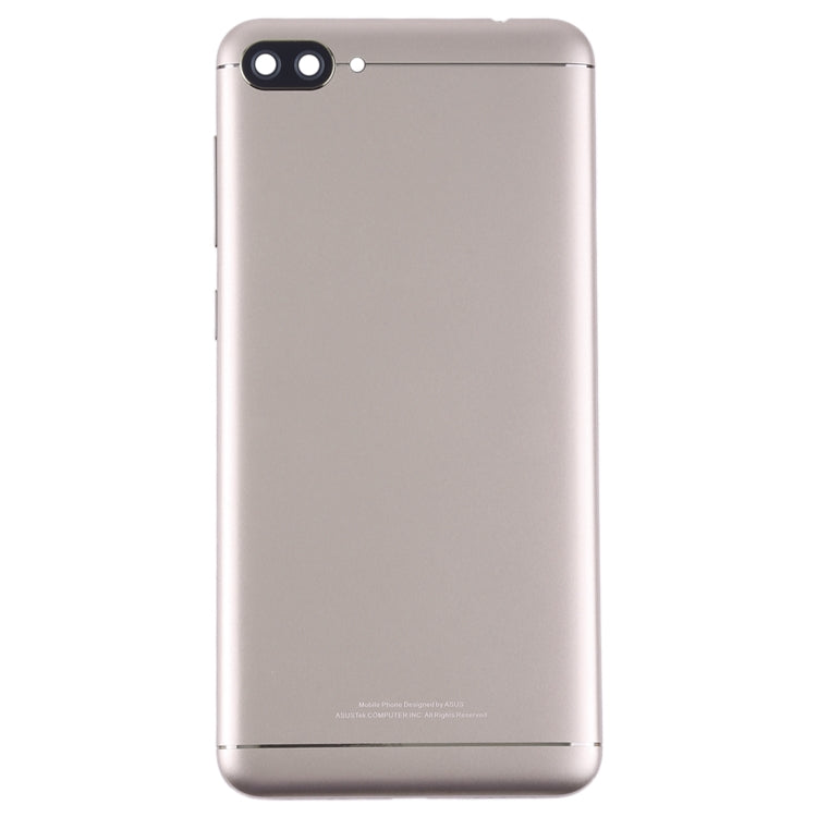 Back Cover with Camera Lens & Side Keys for Asus Zenfone 4 Max ZC520KL X00HD(Gold) - Back Cover by PMC TechLife | Online Shopping South Africa | PMC TechLife | Buy Now Pay Later Mobicred