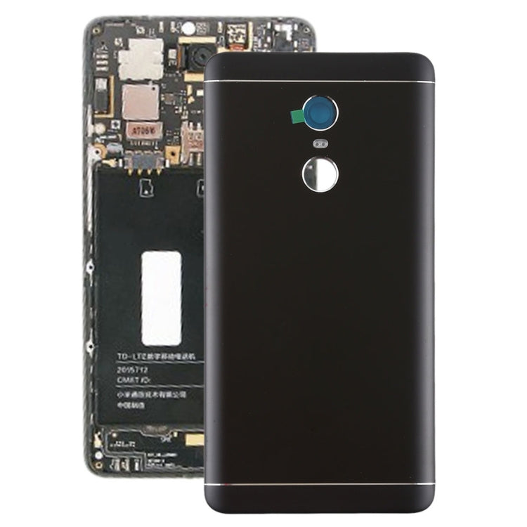 Back Cover for Xiaomi Redmi Note 4X(Black) - Back Cover by PMC TechLife | Online Shopping South Africa | PMC TechLife | Buy Now Pay Later Mobicred