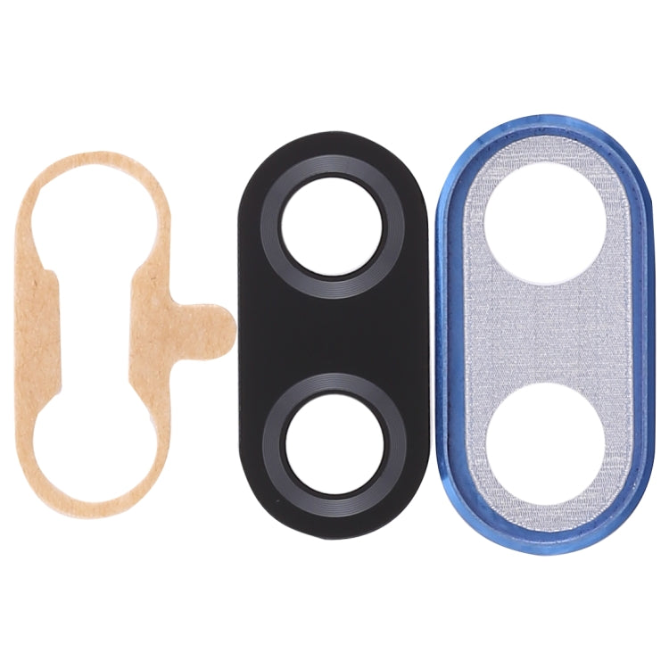 For Huawei Nova 3i 10pcs Back Camera Bezel with Lens Cover & Adhesive (Blue) - Camera by PMC TechLife | Online Shopping South Africa | PMC TechLife