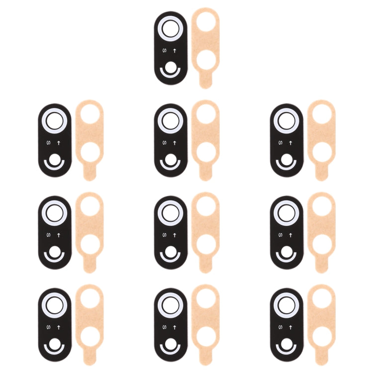 For Huawei Honor Play 10pcs Back Camera Lens with Adhesive - Camera by PMc TechLife | Online Shopping South Africa | PMc TechLife | Buy Now Pay Later Mobicred