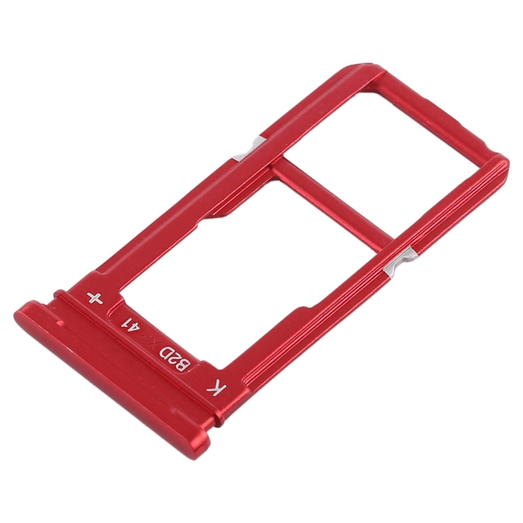 For OPPO R15 SIM Card Tray + SIM Card Tray / Micro SD Card Tray (Red) - Card Tray by PMc TechLife | Online Shopping South Africa | PMc TechLife | Buy Now Pay Later Mobicred