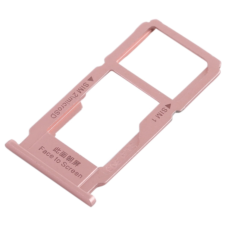 For OPPO R11 Plus SIM Card Tray + SIM Card Tray / Micro SD Card Tray (Rose Gold) - Card Socket by PMc TechLife | Online Shopping South Africa | PMc TechLife | Buy Now Pay Later Mobicred