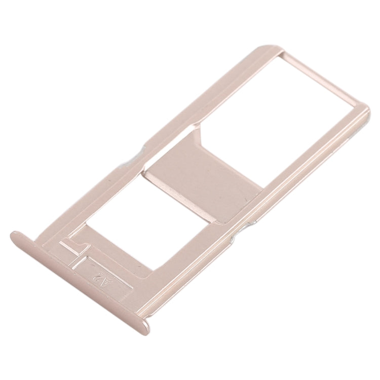 For Vivo X6S Plus 2 x SIM Card Tray (Gold) - Card Socket by PMc TechLife | Online Shopping South Africa | PMc TechLife | Buy Now Pay Later Mobicred