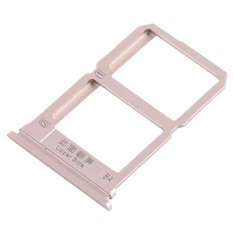For Vivo X9 2 x SIM Card Tray (Gold) - Card Socket by PMc TechLife | Online Shopping South Africa | PMc TechLife | Buy Now Pay Later Mobicred