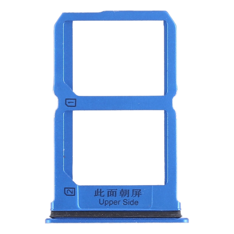 For Vivo X9 2 x SIM Card Tray (Blue) - Card Socket by PMc TechLife | Online Shopping South Africa | PMc TechLife | Buy Now Pay Later Mobicred
