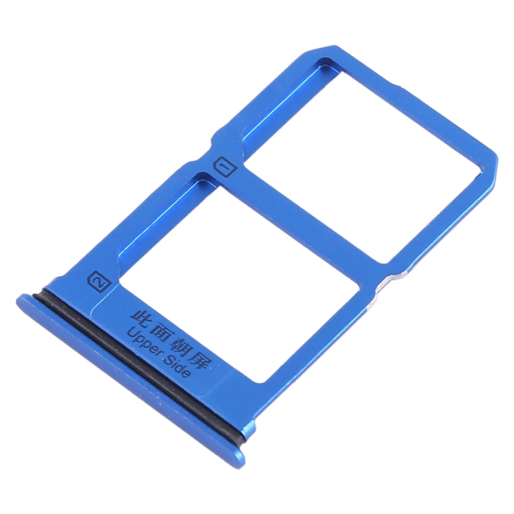 For Vivo X9 2 x SIM Card Tray (Blue) - Card Socket by PMc TechLife | Online Shopping South Africa | PMc TechLife | Buy Now Pay Later Mobicred