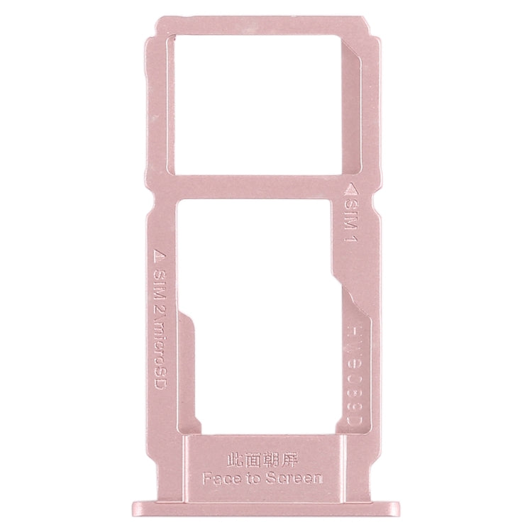 For OPPO R11 SIM Card Tray + SIM Card Tray / Micro SD Card Tray (Rose Gold) - Card Socket by PMc TechLife | Online Shopping South Africa | PMc TechLife | Buy Now Pay Later Mobicred