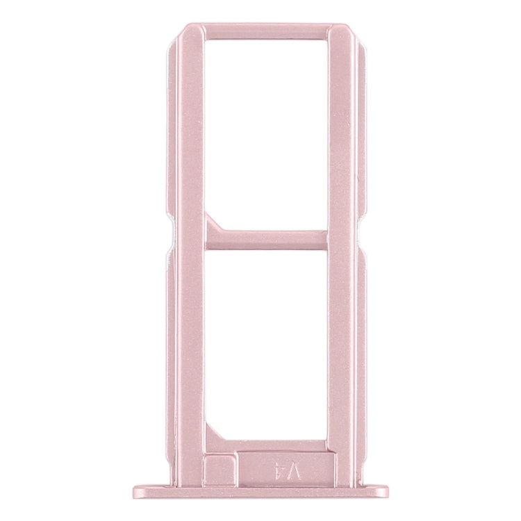 For Vivo X7 2 x SIM Card Tray (Rose Gold) - Card Tray by PMc TechLife | Online Shopping South Africa | PMc TechLife | Buy Now Pay Later Mobicred