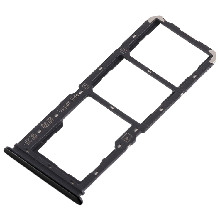 For Vivo Y97 2 x SIM Card Tray + Micro SD Card Tray (Black) - Card Tray by PMc TechLife | Online Shopping South Africa | PMc TechLife | Buy Now Pay Later Mobicred