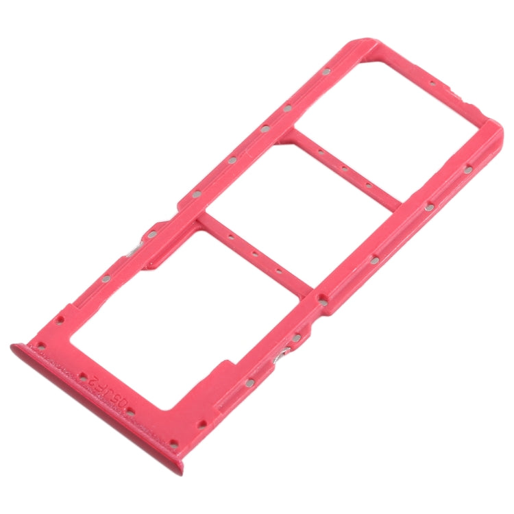 For OPPO A5 / A3s 2 x SIM Card Tray + Micro SD Card Tray (Red) - Card Tray by PMc TechLife | Online Shopping South Africa | PMc TechLife | Buy Now Pay Later Mobicred