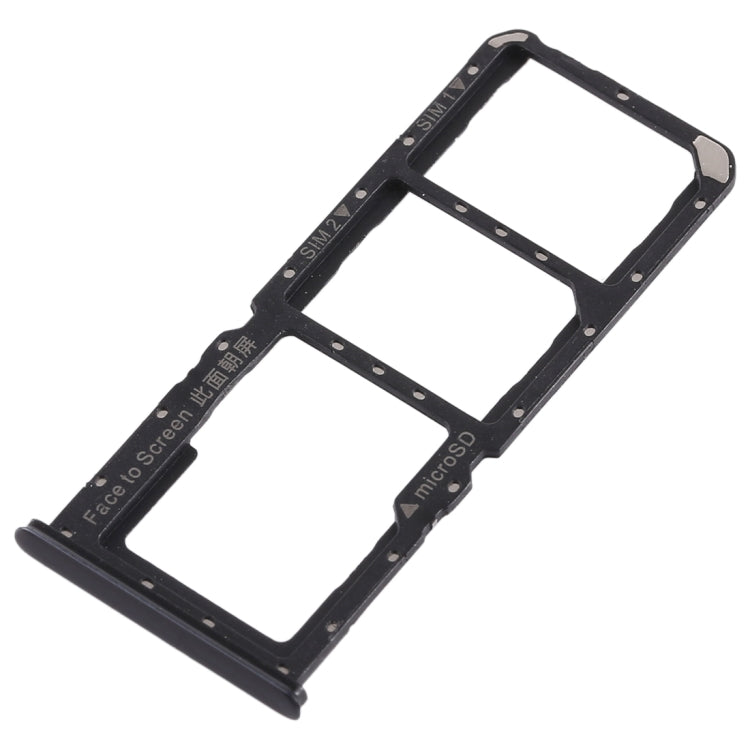 For OPPO A7x / F9 / F9 Pro / Realme 2 Pro 2 x SIM Card Tray + Micro SD Card Tray (Black) - Card Tray by PMc TechLife | Online Shopping South Africa | PMc TechLife | Buy Now Pay Later Mobicred