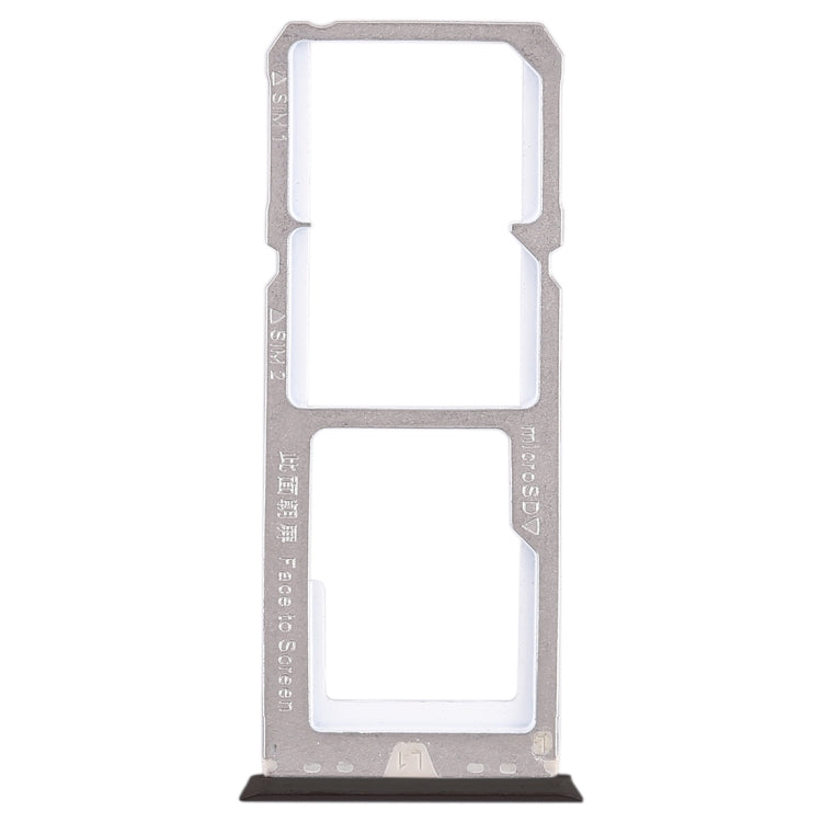 For OPPO A79 2 x SIM Card Tray + Micro SD Card Tray (Black) - Card Socket by PMc TechLife | Online Shopping South Africa | PMc TechLife | Buy Now Pay Later Mobicred