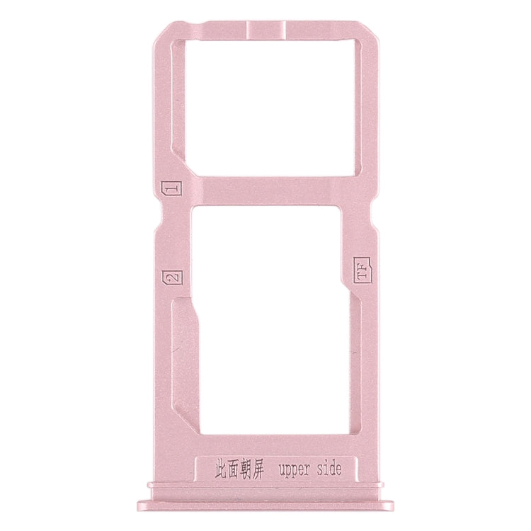 For Vivo X20 Plus SIM Card Tray + SIM Card Tray / Micro SD Card Tray (Rose Gold) - Card Socket by PMc TechLife | Online Shopping South Africa | PMc TechLife | Buy Now Pay Later Mobicred