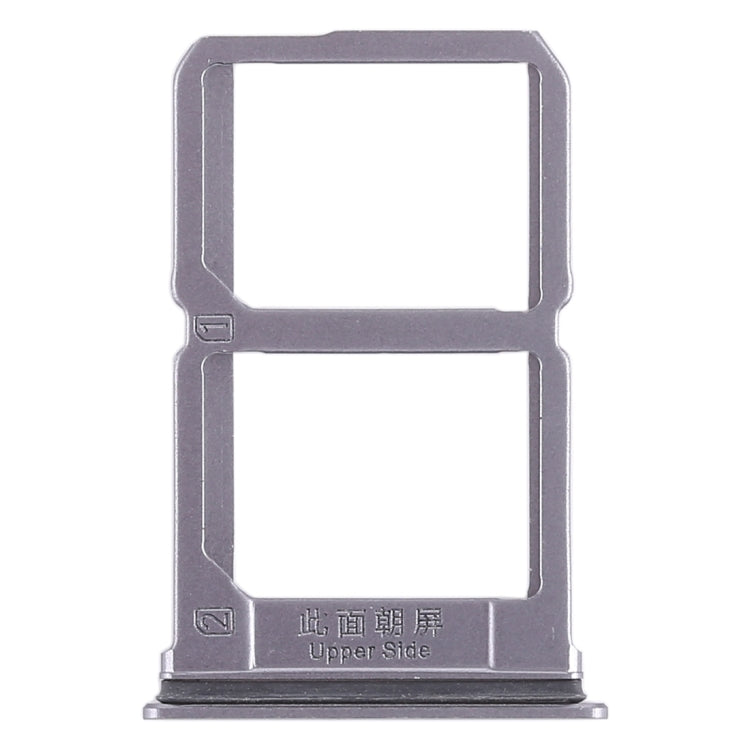 For Vivo X9s 2 x SIM Card Tray (Grey) - Card Tray by PMc TechLife | Online Shopping South Africa | PMc TechLife | Buy Now Pay Later Mobicred
