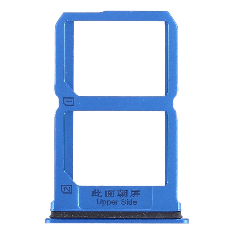 For Vivo X9s 2 x SIM Card Tray (Blue) - Card Socket by PMc TechLife | Online Shopping South Africa | PMc TechLife | Buy Now Pay Later Mobicred