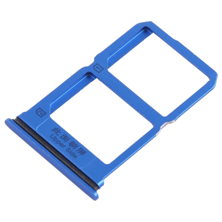 For Vivo X9s 2 x SIM Card Tray (Blue) - Card Socket by PMc TechLife | Online Shopping South Africa | PMc TechLife | Buy Now Pay Later Mobicred
