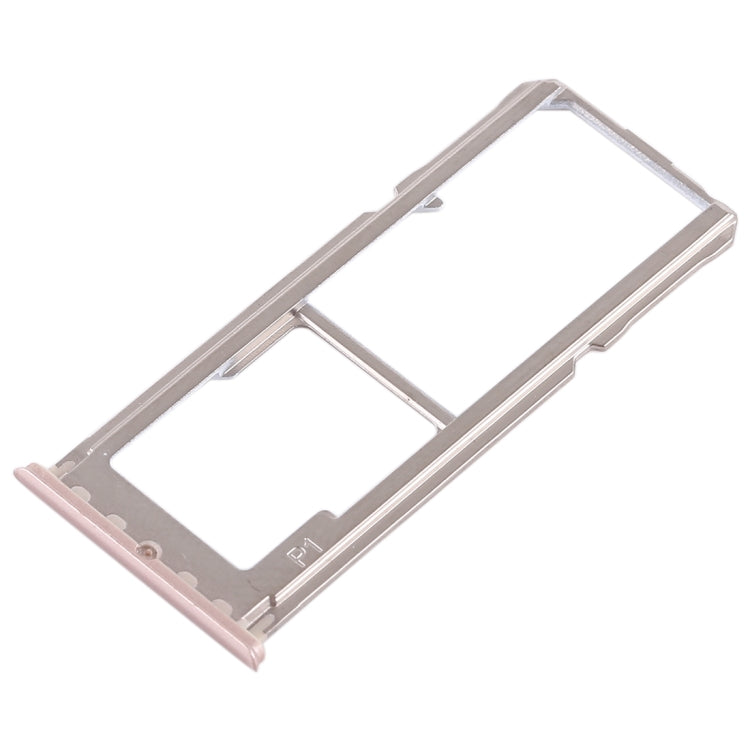 For OPPO A1 2 x SIM Card Tray + Micro SD Card Tray (Rose Gold) - Card Socket by PMc TechLife | Online Shopping South Africa | PMc TechLife | Buy Now Pay Later Mobicred