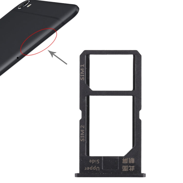 For Vivo Y55 2 x SIM Card Tray (Black) - free shipping - PMc TechLife - Order now!